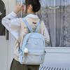 Backpack women 2025 new fashion and leisure junior high school students travel backpack simple versatile college bag tide