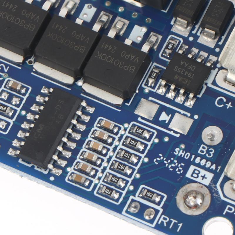 1Pcs Diy Accessories 3Mos 21V 5S Bms Pcb Circuit Board Suitable For Lithium Battery Protection Board With Temperature Protection