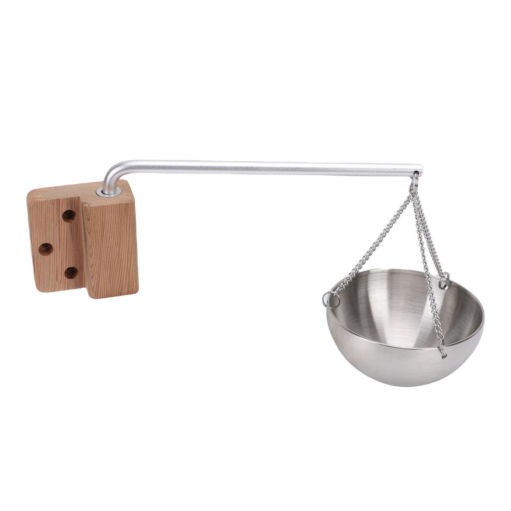 Sauna Aromatherapy Bowl Sauna Oil Cup Holder Stainless Steel Essential Oil Fragrance Diffuser Bowl for Sauna Spa Semi