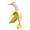 Art Statue, Garden Yard Outdoor Decor, Cute Funny Whimsical Peeled Banana Duck Figurines Desktop Ornament Decoration Ornaments