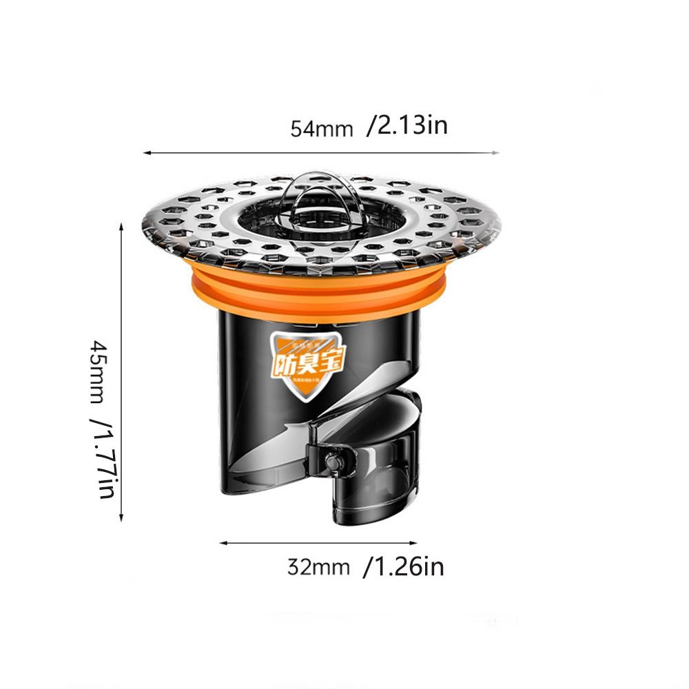 Water Backflow Floor Strainer Plug Shower Drain Cover Anti-odor Floor Drain Core  Hair Filter
