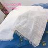 White Cotton Scarf Multi-Specification Plant Dyeing Embryo Cloth Square Scarf Triangle Scarf Lace Shawl Teaching