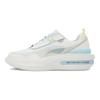 Li Ning Future R1 Scarpe da Skate da Donna Resistenti Traspiranti a Taglio Basso Scarpe da Skate Bianco Blu AGLT016-4