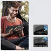 Case for Samsung Galaxy Tab S10 FE+ (SM‑X620/X626B) - PET film and shoulder strap - black