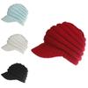 Cozy Women's Stretch Knit Hat Ponytail Beanie For Winter Warmth And Style