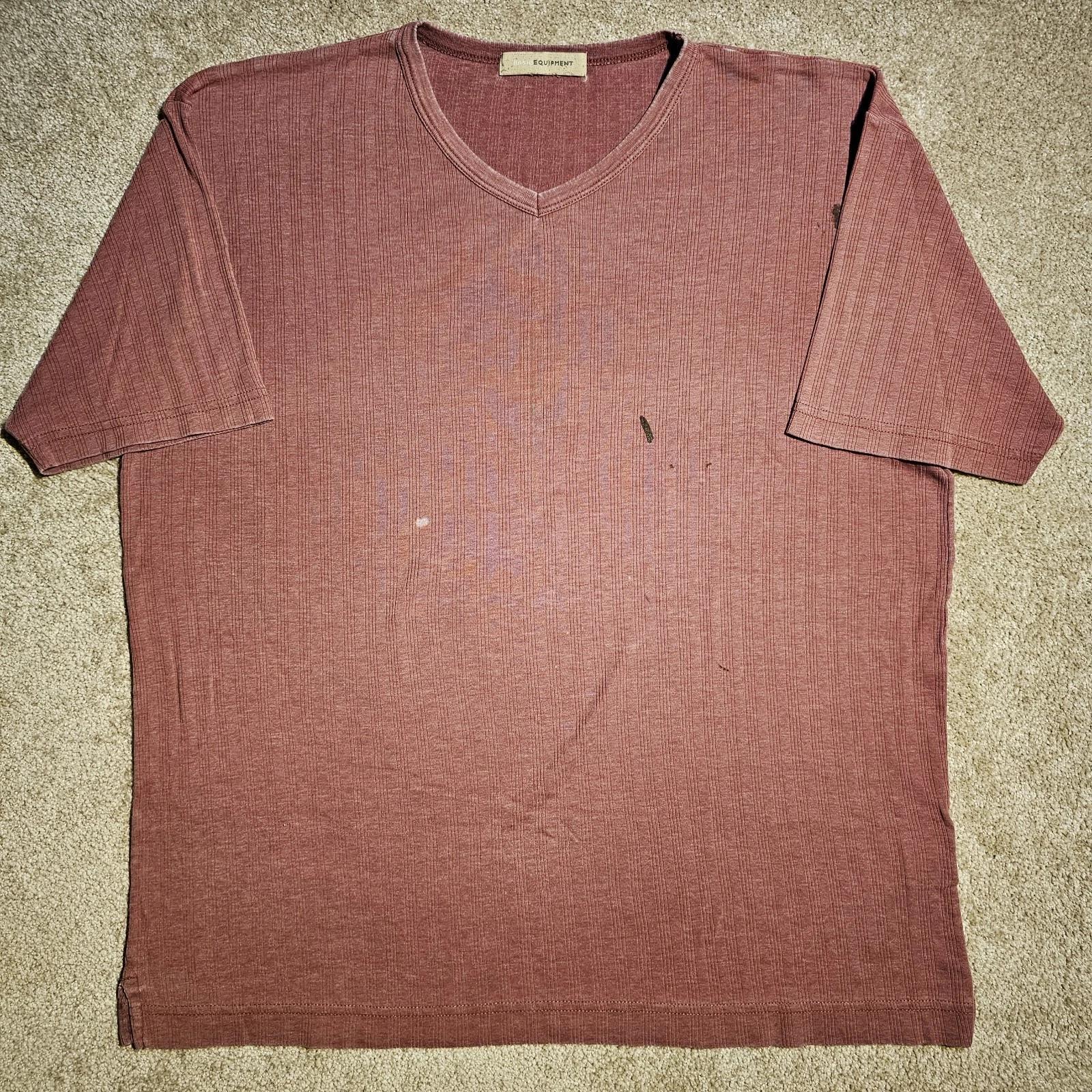 Vintage Y2k Faded Thrashed Beetroot Pastel Mens XL T-shirt Indie Sleeze Painted L