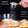 Stainless Steel Handheld Flour & Cocoa Sifter - Ultra-Fine Mesh Duster for Baking