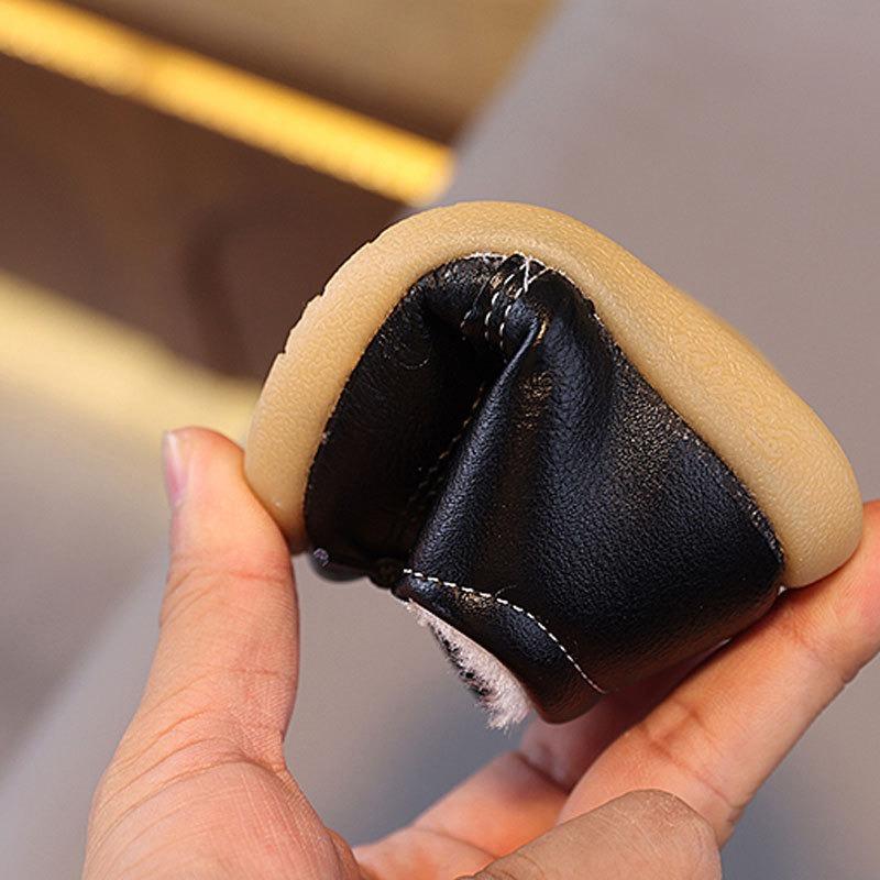 Winter Baby Shoes, Fleece-Lined Thickened for Boys and Girls, Lace-Up Soft-Soled 0-1-2 Years Old Warm Cotton Shoes.