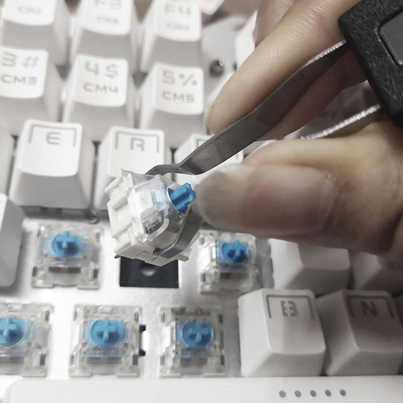 New Multi-Purpose Metal Mechanical Keyboard Key Cp Puller Universal Keycap Shaft Remover Button Extractor Keyboards Accessories