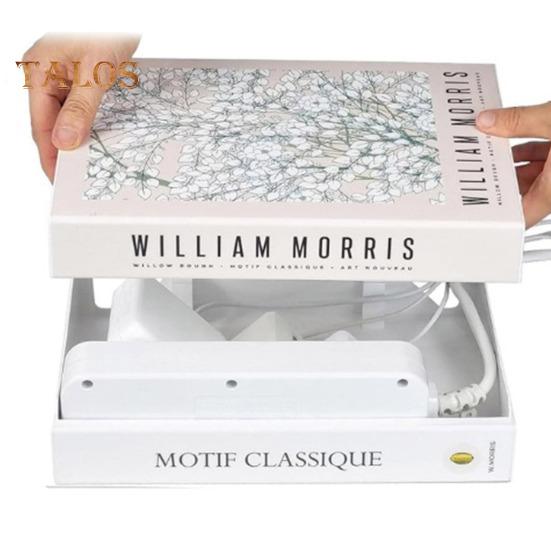 

Органайзер для шнура в форме книги, вместительный, многофункциональный, расширяемый, декоративный, для укрытия кабеля C