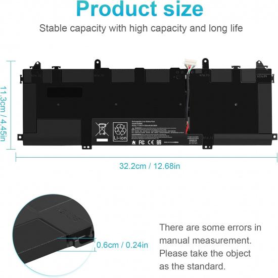 SU06XL L29184-005 Laptop Battery for HP Spectre X360 Convertible 15-df0xxx 15-df1xxx 15-df0013dx 15-df0033dx 15-df1043dx 15-df0069nr 15t-df000