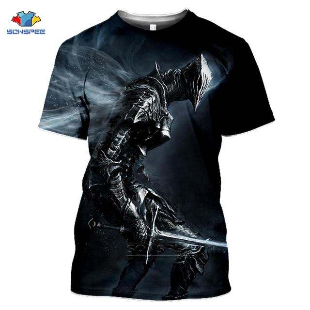 Yaz Erkek T-Shirt Moda 3D Baskı T Shirt Oyun Kadın Rahat Sokak Şıklığı Serin Spor Üst