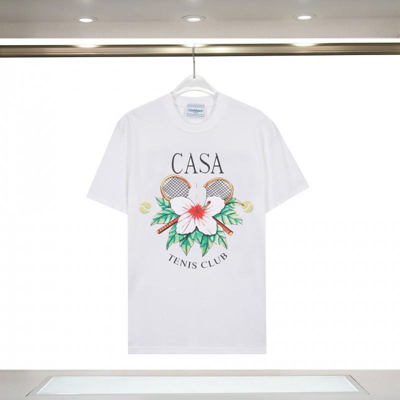 Unisex Cotton T-Shirt With Digital Print Letter Loose Fit Casual Wear