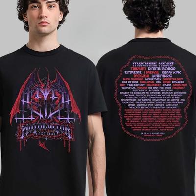 Rare Motocultor Festival 2025 Merchandise The Bat DJ In Carhaix-Plouguer France On 14 15 16 17 August 2025 T-Shirt