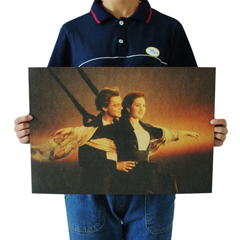 Póster de Película Clásica Nostálgico Titanic Fast and Furious Decoración de Pared para Bar Cafetería Pintura