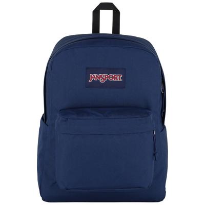JanSport Superbreak Plus Backpack, Unisex Navy Backpack