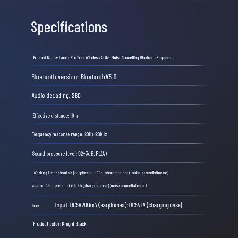 Edifier Lambo Pro True Wireless ANC Earbuds