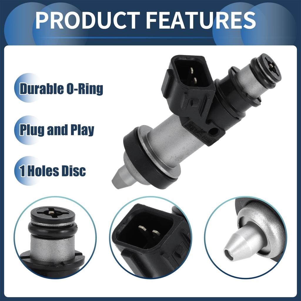 INFINAUTO Fuel Injector Engine Fuel Injection Nozzle No.06164-PCA-000 Compatible with