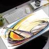 Baseball Theme Mouse Pad, Non Slip Rubber Base, Multifunctional Office & Home Decor, Perfect for Workspace Personalization.