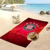Asciugamano da Spiaggia Personalizzato Stampato Bayern Monaco Logo Calcio Supporto Nome Personalizzato Testo Asciugamano Assorbente Per Sport Viaggio Regalo Speciale