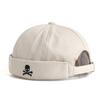 Vintage Dome Hat Mens Melon Beanie Cap Solid Color Docker Hat Unisex Adjustable Winter Hat For Women Men Bonnet Beanies