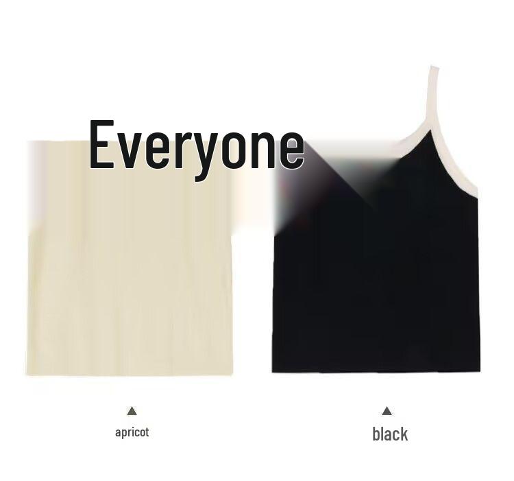 Plus Size Camisole Top: Women's Loose Sleeveless Inner Layer, Tummy-Slimming Base, Versatile for Spring/Autumn (80-200 Jin).
