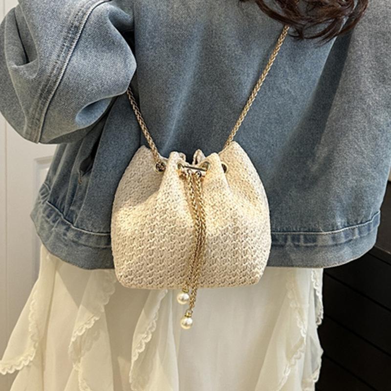 Simple Bucket Bag Casual Messenger Bag 2025 New Summer Fashion Casual Bag Women's Fashion Trend Shoulder Bag