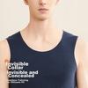 MiiOW [100% Wool Filling Patch] Warm Vest for Men, 7A Antibacterial Autumn And Winter Sleeveless Waistcoat, Round Neck, 25-Year New Product