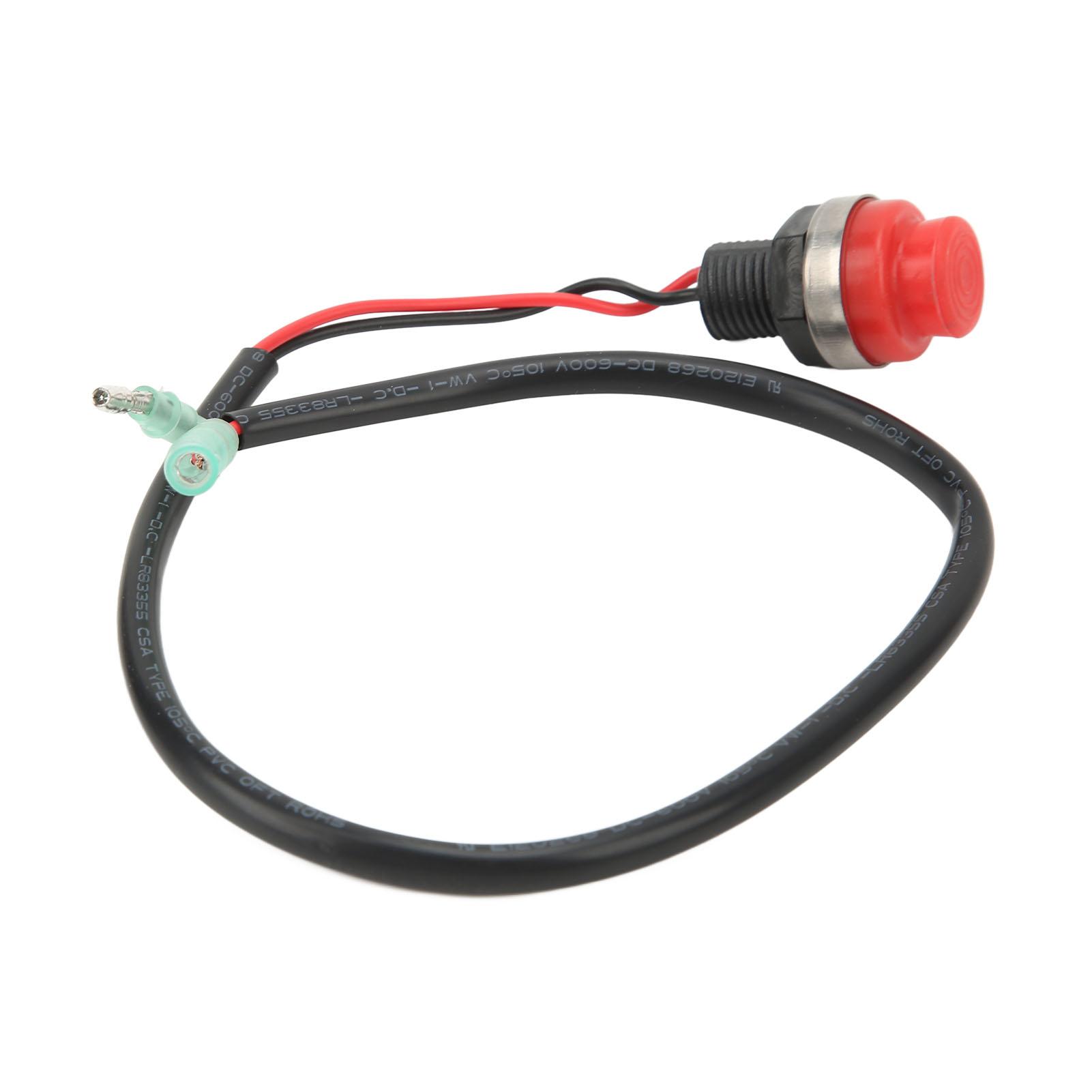 

Выключатель остановки двигателя АБС Металл Безопасный Стабильная производительность Кнопка аварийной остановки двигателя для Подвесных моторов Tohatsu