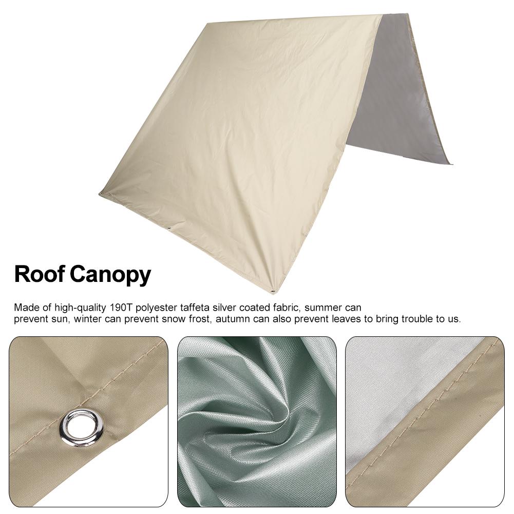 Outdoor Swing Canopy Kids Playground Roof Canopy Waterproof Cover Replacement Tarp Sunshade