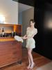 Sexy Hip-Hugging Mesh Splice Fringe Dress – Slim-Fit, Low-Cut Fashion for Bold Style