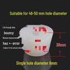 Silicone Rubber Seal Plug for Test Tubes & Drains with Hole