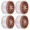 4pcs Beadlock RC Car Wheel Hub Set 1.9in Aluminum Alloy Tire   for 1Celsius10 1Celsius12 1Celsius14 Remote Control Cars