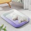 Pet Cooling Mat Summer Ice Silk Cooling Pad for Cats Dogs Heat Dissipation Anti Slip Sleeping Mat for Crate Sofa Balcony