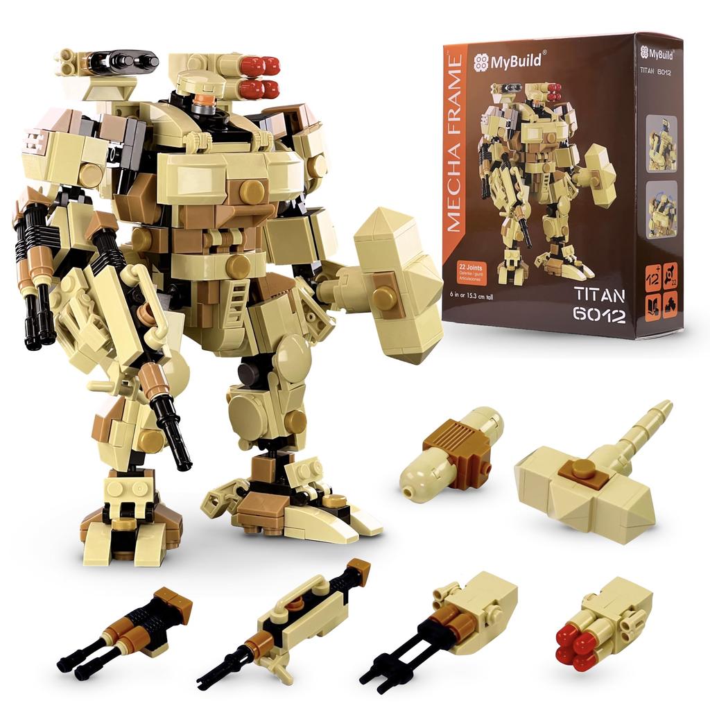 MyBuild 6012 Titan Mecha Frame Robot Building Blocks Set, Sci-Fi Series, Ages 12 and Up