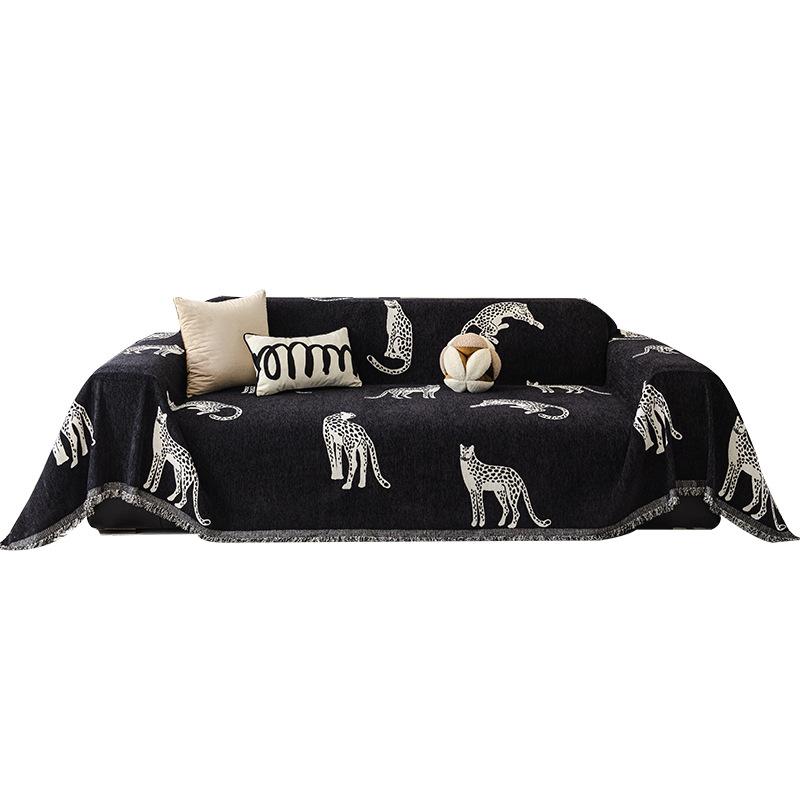 Chenille Sofa Cover for All Seasons, Cushion Non-slip Cover Blanket, Light Luxury Sofa Cover Cloth, High-end All-inclusive Universal Set