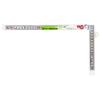 Niigata Seiki SK Made in Japan Silver Curved Ruler, Red Dragon, Quick Graduations, 30cm Square Thickness, SC-30CKD
