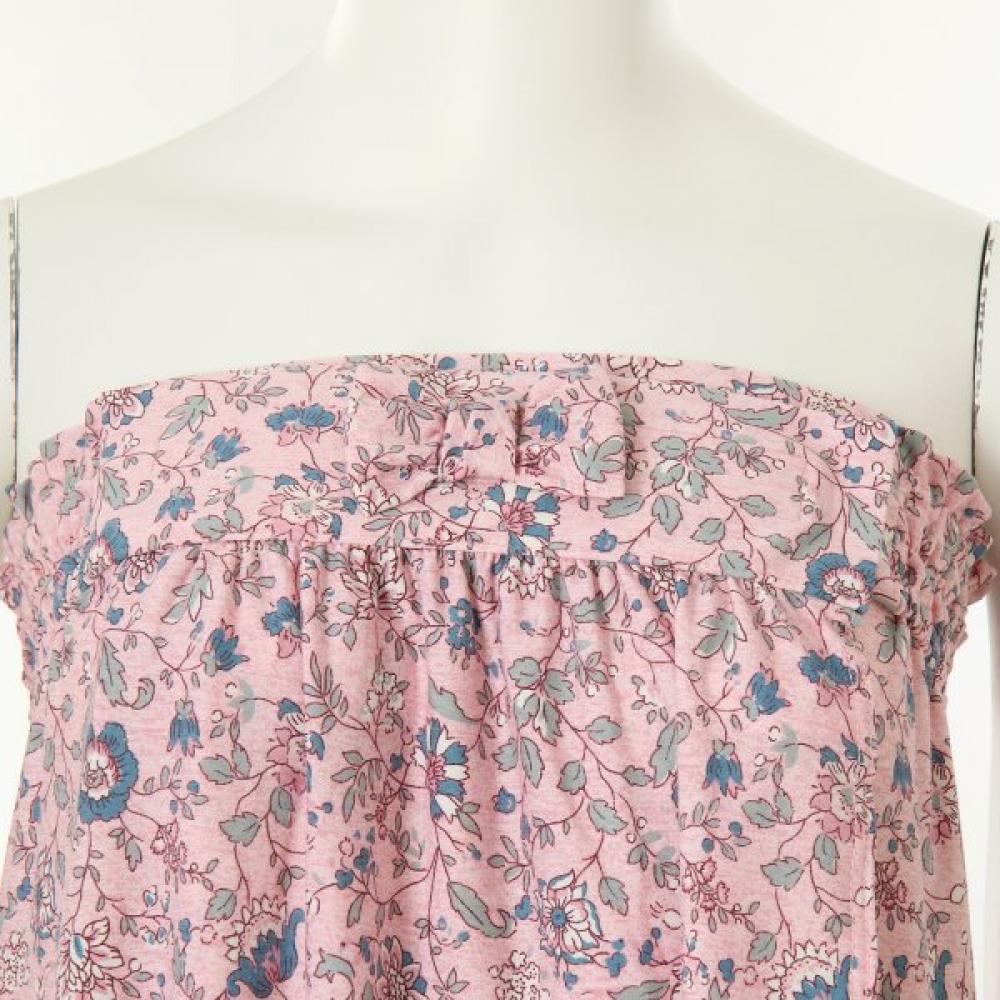 Venus Women S Flower Border Print Homewear Golf Gown Vgna104l