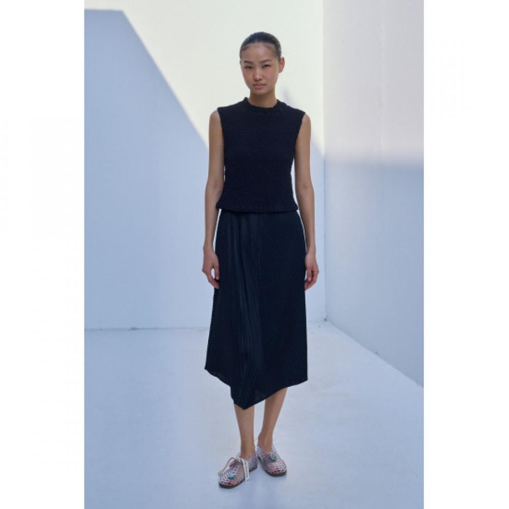 Lapli Pleats Combi Skirt Apskm026002