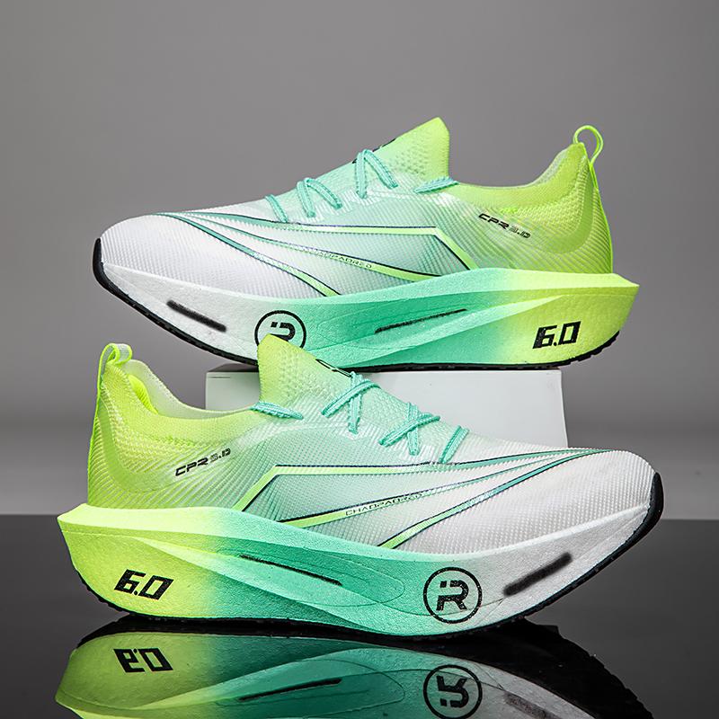 Scarpe da Corsa Maratona Uomo Piastra in Carbonio Traspiranti Leggere Donna Sneakers Atletiche Casual Sport Outdoor