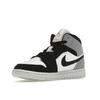 Air Jordan 1 Mid SE Light Steel Grey Canvas Women Sneakers Sail Black DV0427-100