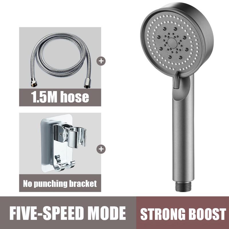 Shower Head Water 5mode Shower Water Saving Spray Nozzle Adjustable High Pressure Head Of A Shower Hygienic Bathroom Accessories