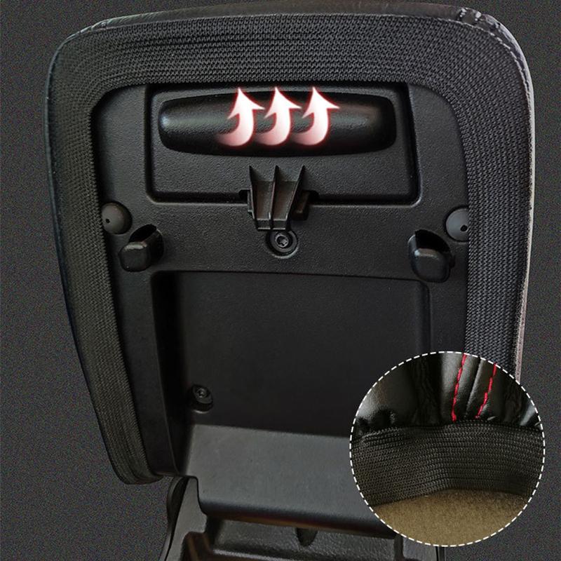 Premium Breathable Ultra-fiber Leather Car Armrest Cover for Ford Focus 2012-Skin-Friendly Fabric & Quick Installation