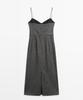 Masimodutti Strap Midi Dress