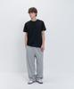 PSSHOPPER Curved Washed Wide Sweatpants [Gray]