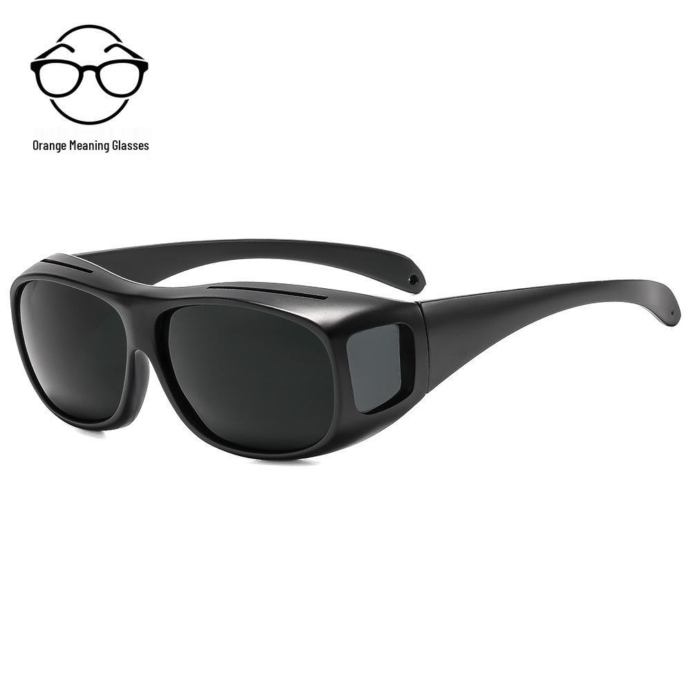 Unisex Night Vision Outdoor Sports Cycling Sunglasses with Yellow Lenses