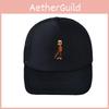 Tung Tung Tung Sahur Summer Baseball Cap Wide Brim Adjustable Acrylic Hat Mesh