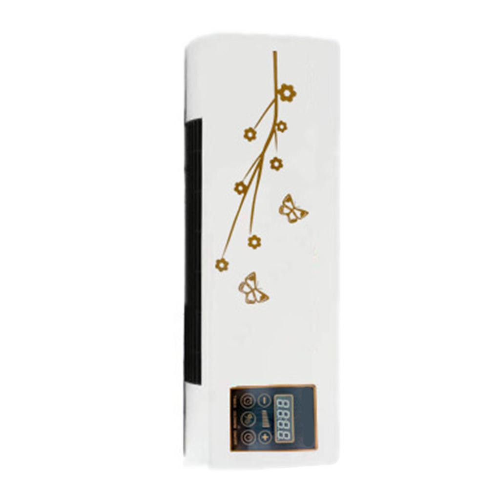 Wall Mounted Heater Remote Control Digital Display with Clothes Hanger Wall Mounted Heating Air