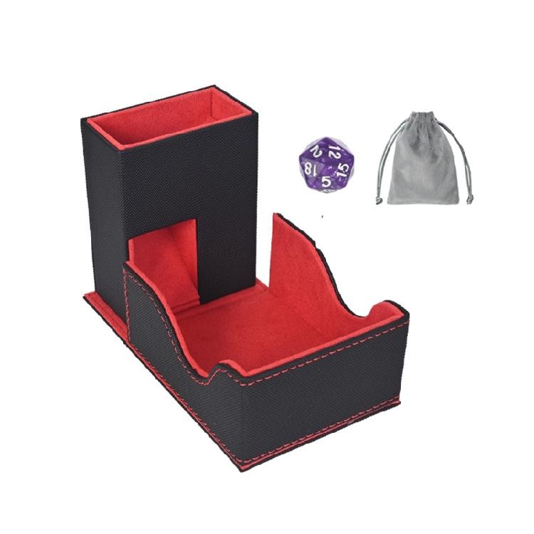 Magnetic Dices Tray Compact Design With Removable Tower Structure for Strategic Board Game