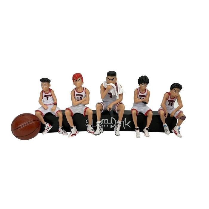 Slam Dunk Figure – Sakuragi Flower Road, Miyagi Ryota, Rukawa Kaede – White (approx. 7-8cm)